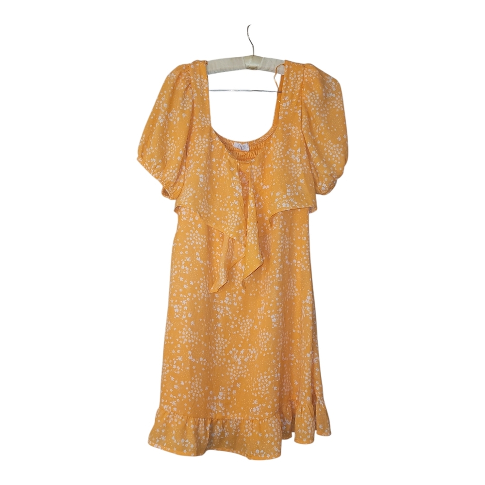 Sienna Sky Bright Floral Optional Off Shoulders Dress M Spring Summer